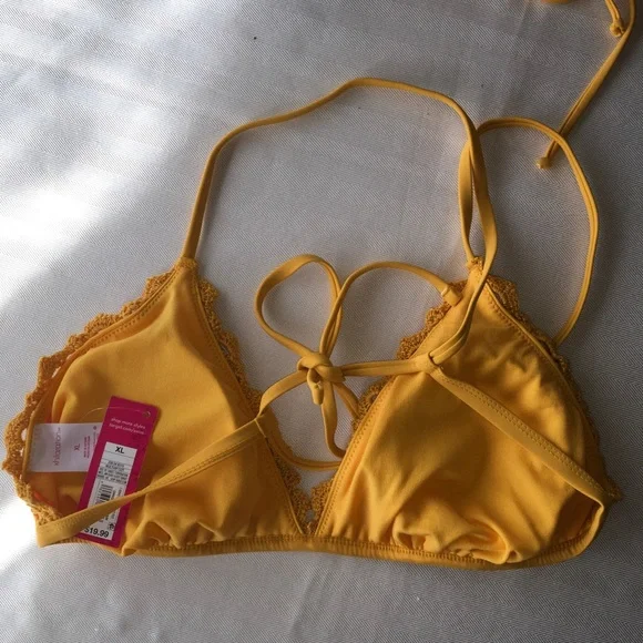 NWT Yellow Crochet Bikini - Picture 8 of 8